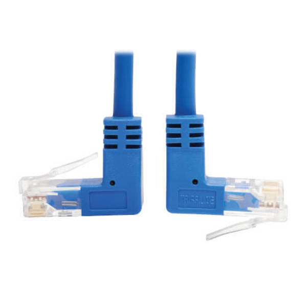 Tripp Lite Up/Down-Angle Cat6 Gigabit Molded Slim Utp Ethernet Cable (Rj45 N204-S10-BL-UD